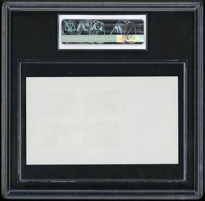 洪涛臻品批发群 精选邮票限时拍卖第1119期  1995-19M 无齿桂花型张  ASG 90OG，裸票价值150-200，评级费200+，成本下来三四百一枚，注意捡漏