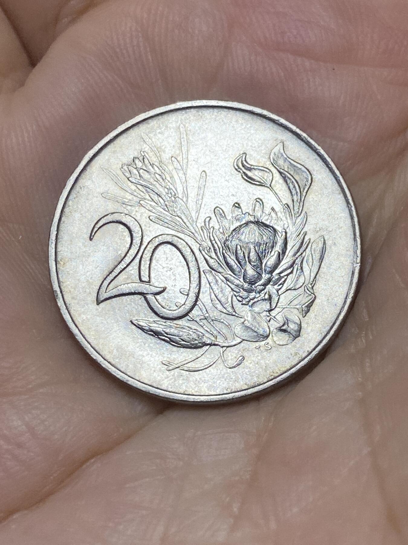 2025年第七十六场(总第一百零二场）外国好品散币(免佣金) 南非🇿🇦1965年20分(独立后第二套，英文版)