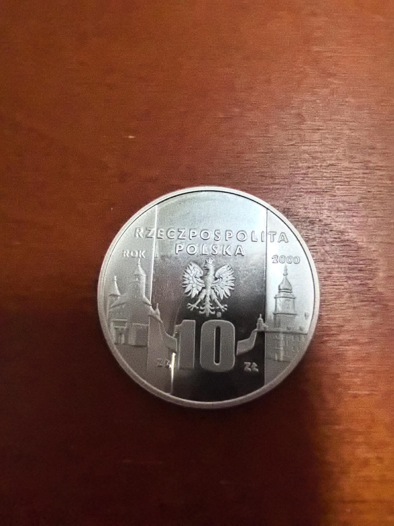长老汇蛇年精选第三十三场拍卖 2000波兰博物馆10兹罗提精制银币，14.14克925银，早期10兹罗提