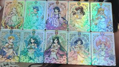 diy美少女战士折光彩闪套卡（尺寸59x86mm） - diy美少女战士折光彩闪套卡（尺寸59x86mm）