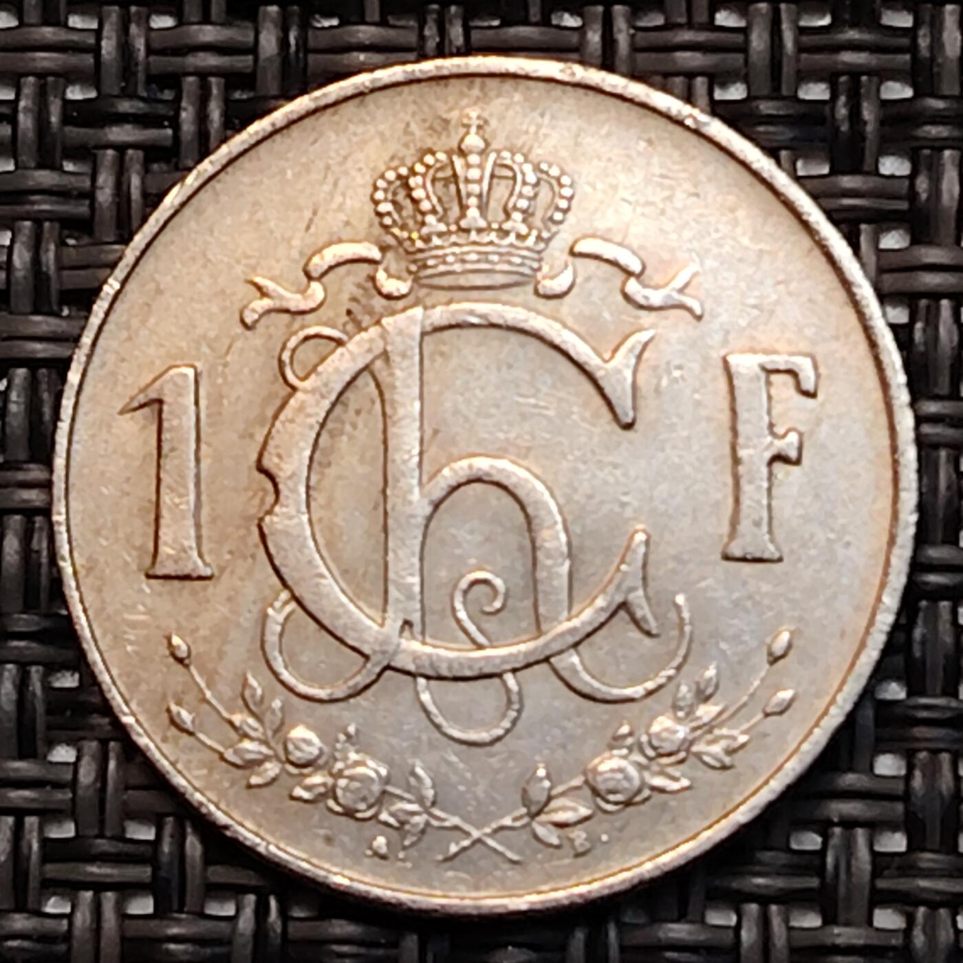 布加迪🐬～世界钱币(上海)🌾第 232 期 /  各国套币和散币 比利时🇧🇪 1962年 1法郎
