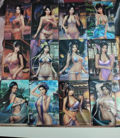 DIY 金瓶梅粗闪套卡（尺寸59x86mm） - DIY 金瓶梅粗闪套卡（尺寸59x86mm）