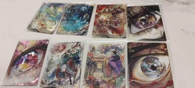 秋原瞳的小店第19期（竹竿击落叶子，红枣掉落下来的砰砰声，那是最美好的记忆之一） - 卡游三国3弹千古一瞬8张原膜，包括主题卡三顾茅庐