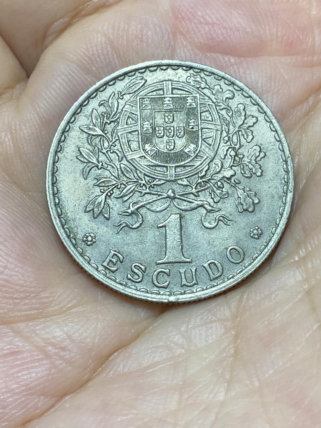 2025年第七十六场(总第一百零二场）外国好品散币(免佣金) 葡萄牙🇵🇹1961年1埃斯库多(共和国时期第四套)