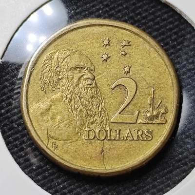 KK钱币收藏小铺 第314期 2月预留时间 周末发货 -  澳大利亚2元土著