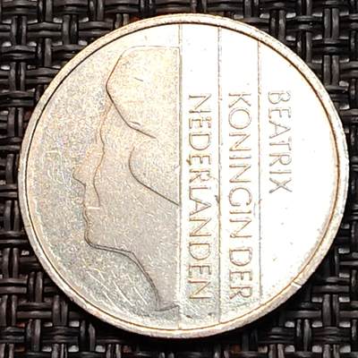 布加迪🐬～世界钱币(上海)🌾第 232 期 /  各国套币和散币 - 荷兰🇳🇱 1987年 1盾