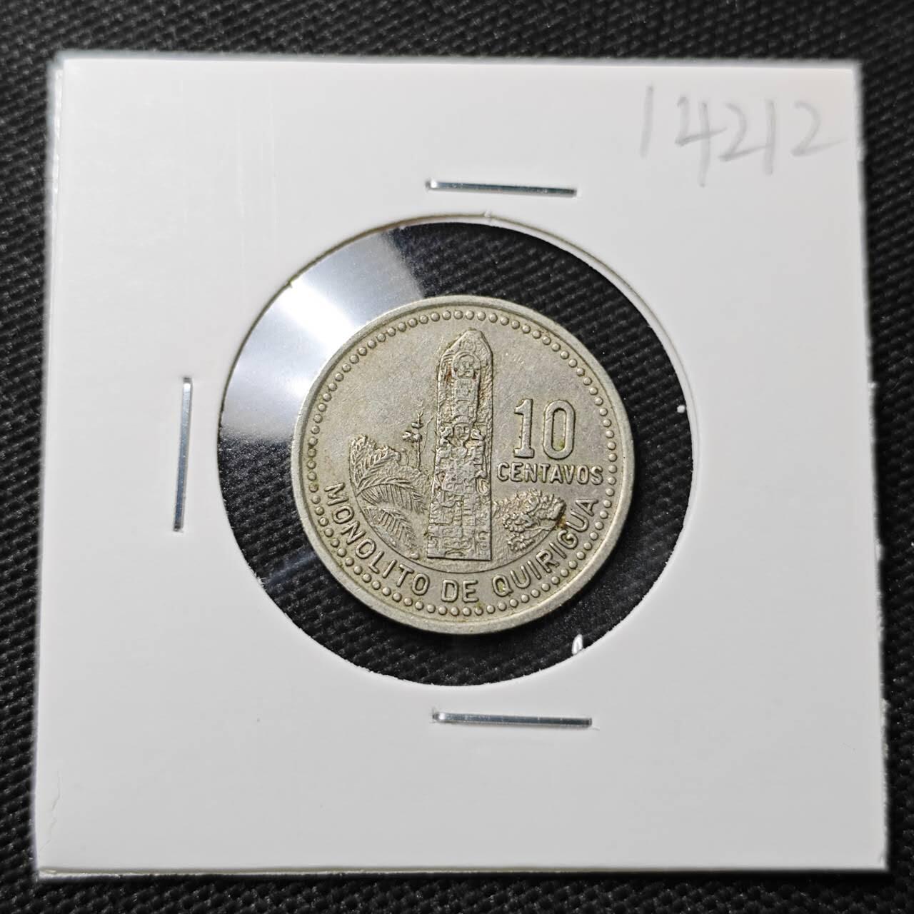 KK钱币收藏小铺 第314期 2月预留时间 周末发货  1997危地马拉10分