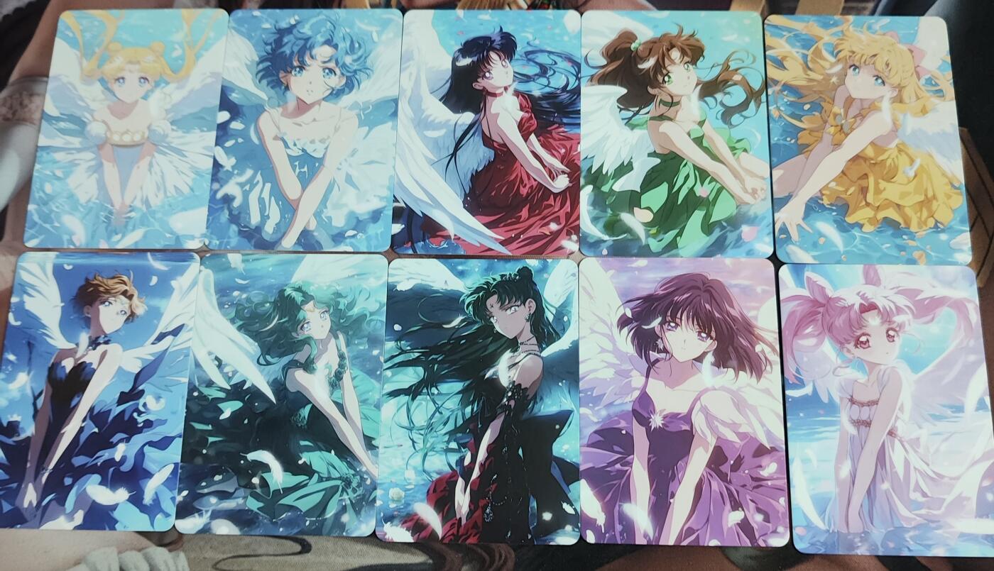 diy美少女战士折光彩闪套卡（尺寸59x86mm）