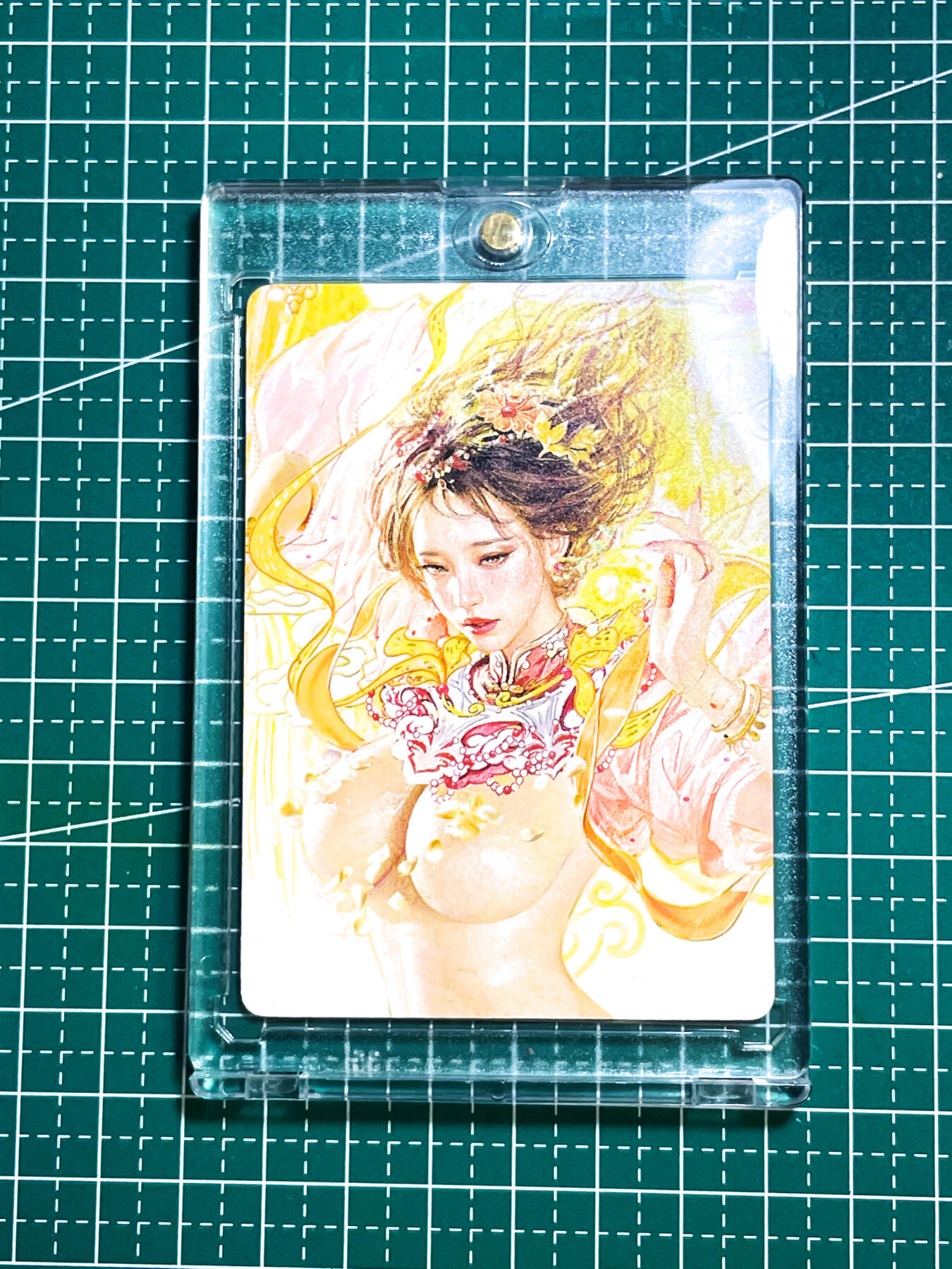显眼宝26期 都有拍摄近景图可以细看 【带卡砖】燎原卡牌 焱卡文化  太虚幻境 颜值特写卡 sp001 警幻仙子 普卡 一张  63*88