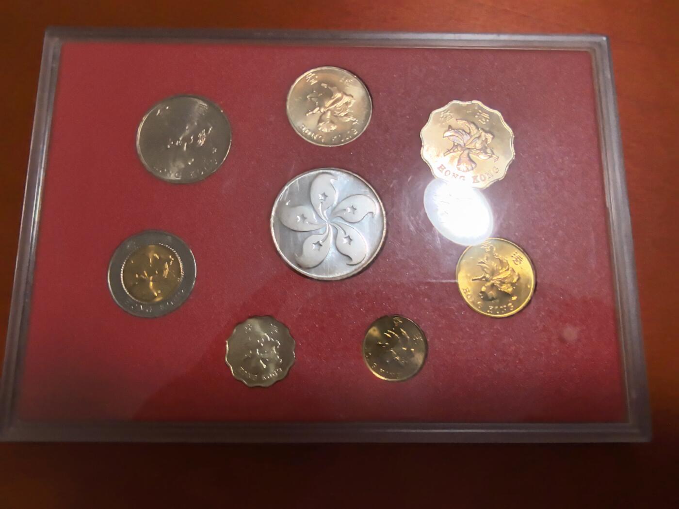 长老汇蛇年精选第三十三场拍卖 1997香港回归7枚硬币93-95年，含1枚银章