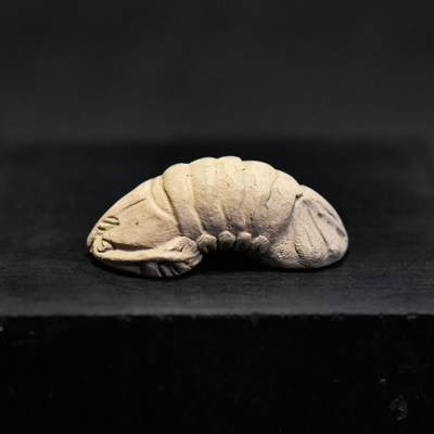 【良泉】第36期【直播场】8月21日晚19.30点开拍！173组，西方古代钱币、杂项专场 - 【日本】陶虾7.39克