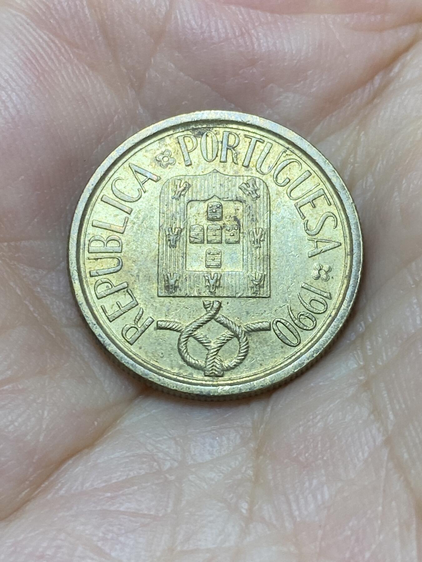 2025年第七十六场(总第一百零二场）外国好品散币(免佣金) 葡萄牙🇵🇹1990年5埃斯库多(共和国时期第六套)