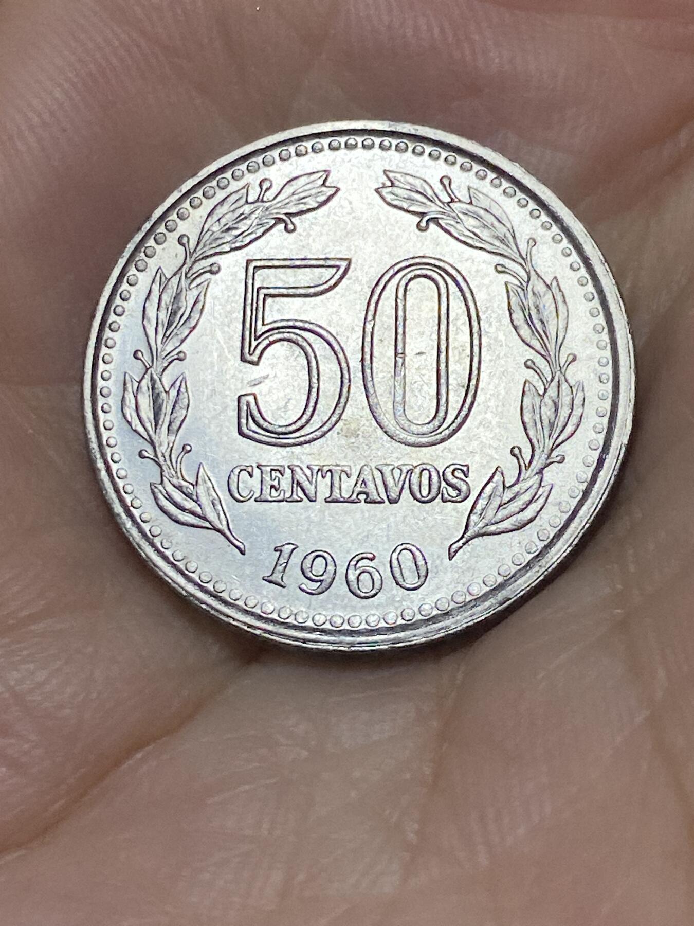 2025年第七十六场(总第一百零二场）外国好品散币(免佣金) 原光好品–阿根廷🇦🇷1960年50分
