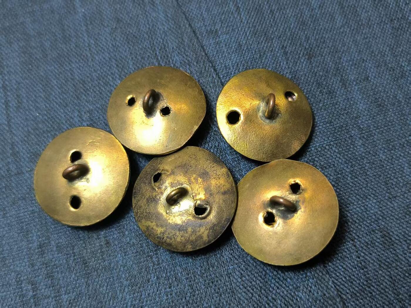 罗岚⭐爱藏⭐精品专拍-分享拍场赚佣金 民国海员大衣铜纽扣一组