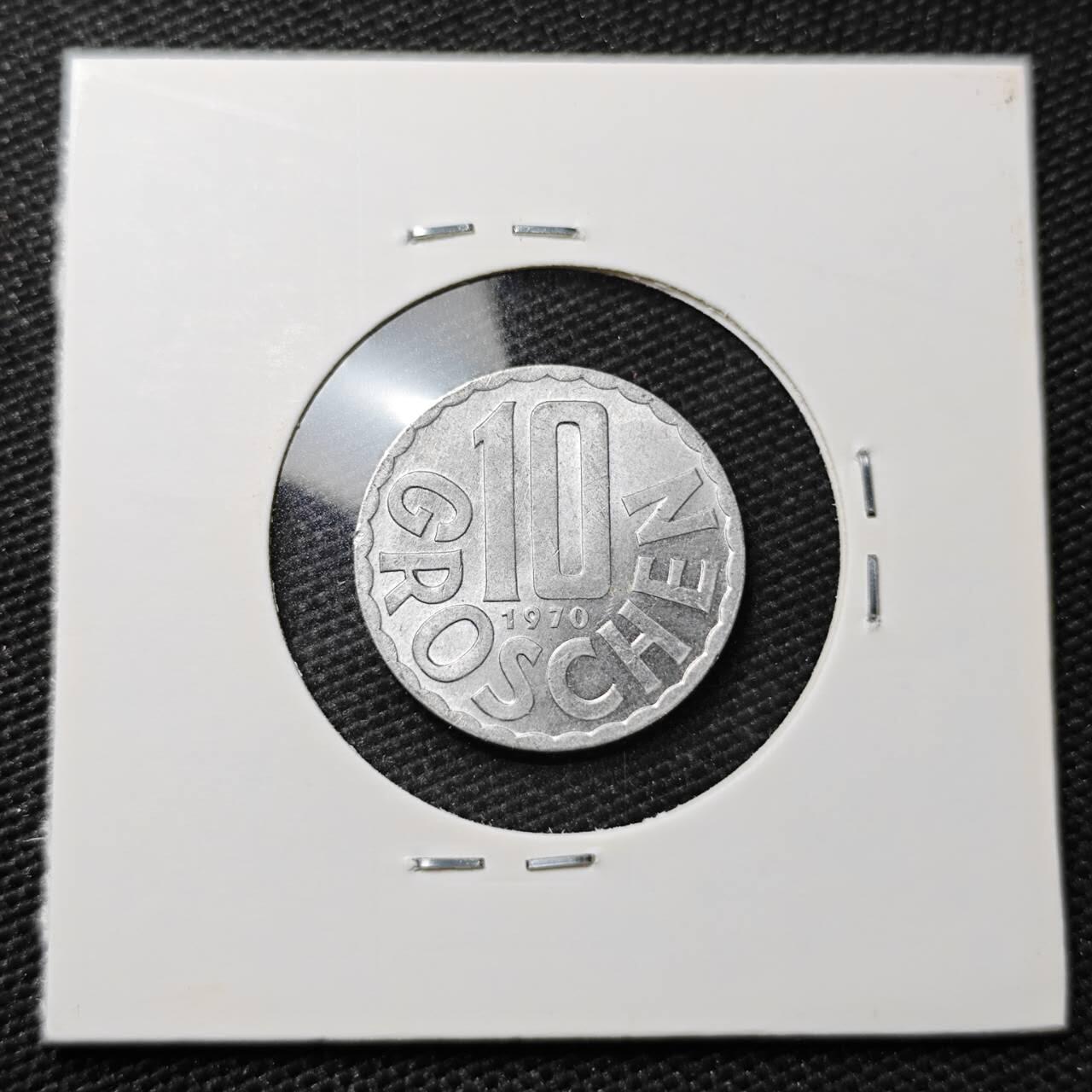 KK钱币收藏小铺 第314期 2月预留时间 周末发货  奥地利10格罗申 好品