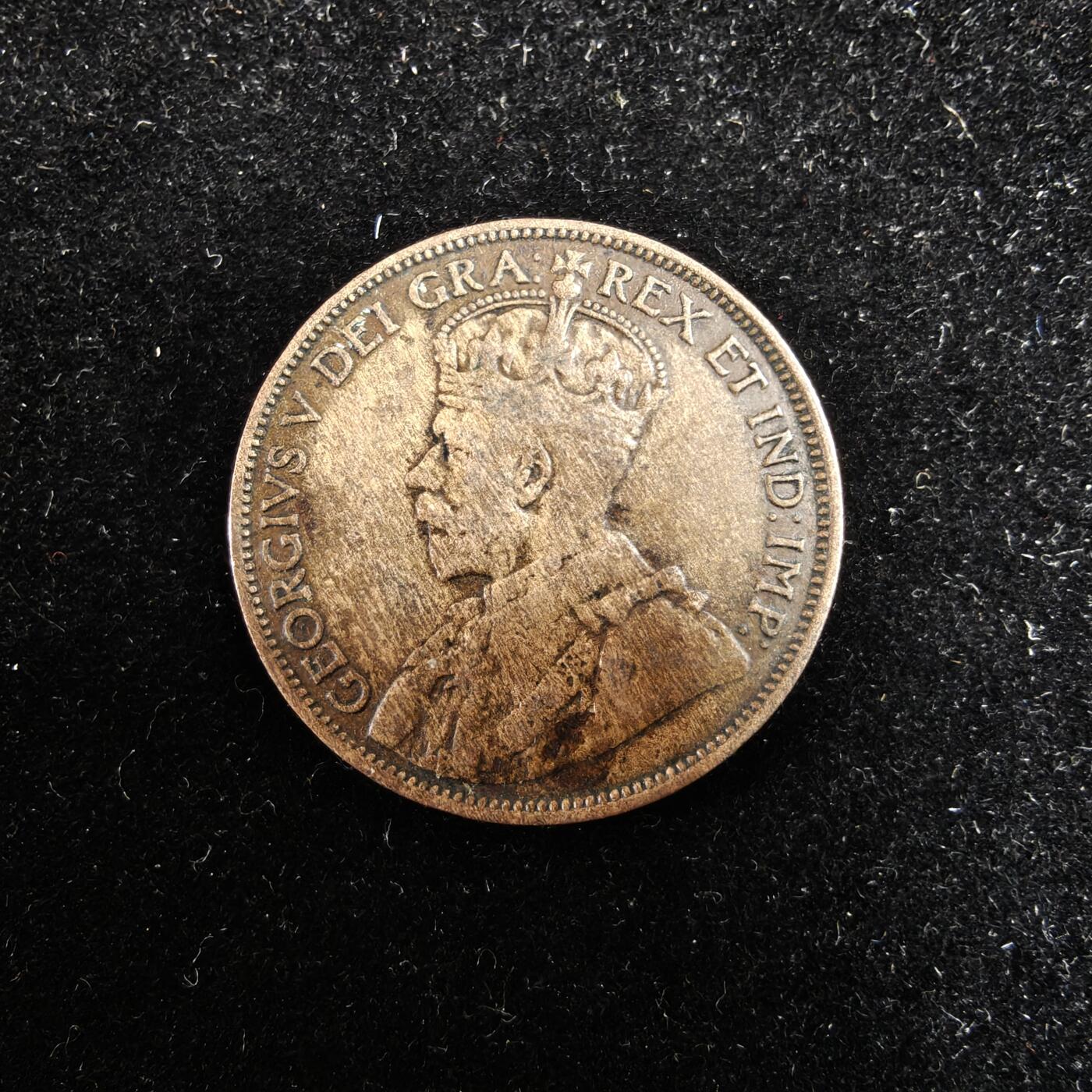 世界各国散币 0元起拍30元包邮 第一场 1912年加拿大乔治五世10分银币 1枚