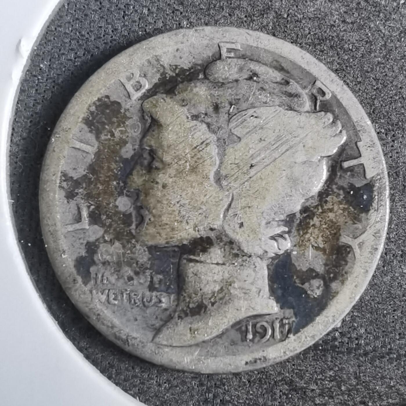 沼泽如烟--第807场 美国1917年十分银币