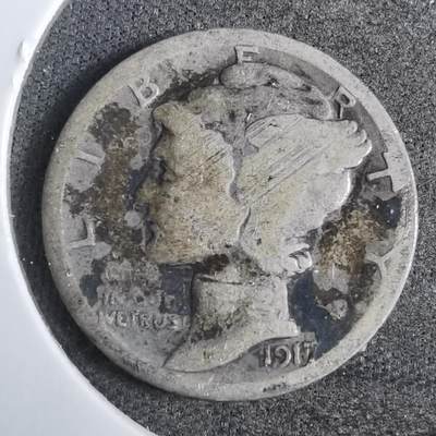 沼泽如烟--第807场 - 美国1917年十分银币
