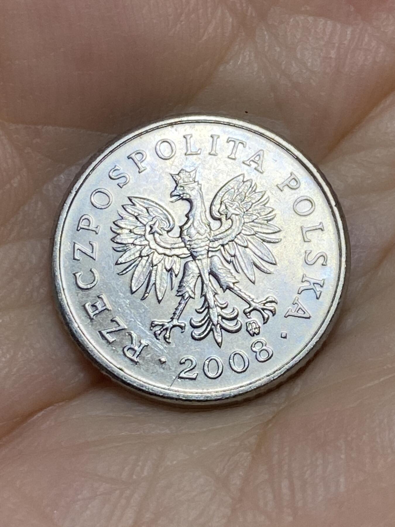 2025年第七十六场(总第一百零二场）外国好品散币(免佣金) 波兰🇵🇱2008年10格罗希(第一版铜镍材质)
