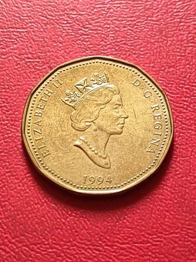 【云涧收藏】第五十一场 加拿大1994年1元纪念币