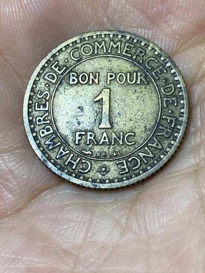 2025年第七十七场(总第一百零三场）外国好品散币(免佣金) - 法国🇫🇷1921年1法郎(首发年)