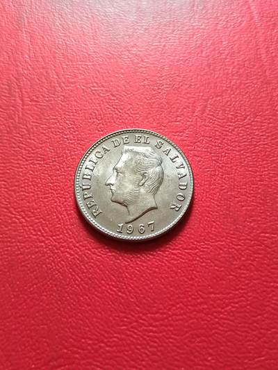 【云涧收藏】第五十一场 萨尔瓦多1967年5分，BU