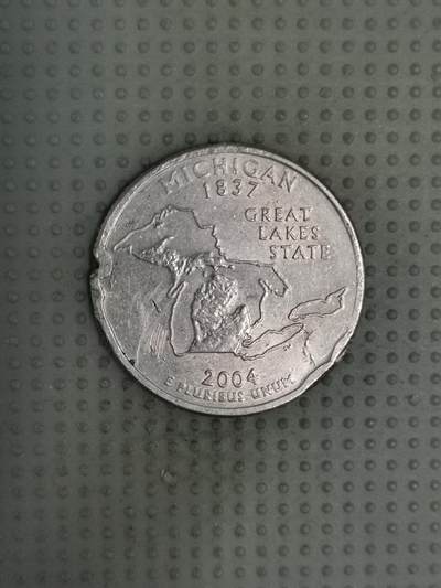 2025年第72场各国散币拍卖（总第72场） - 美国2004年密歇根州25美分