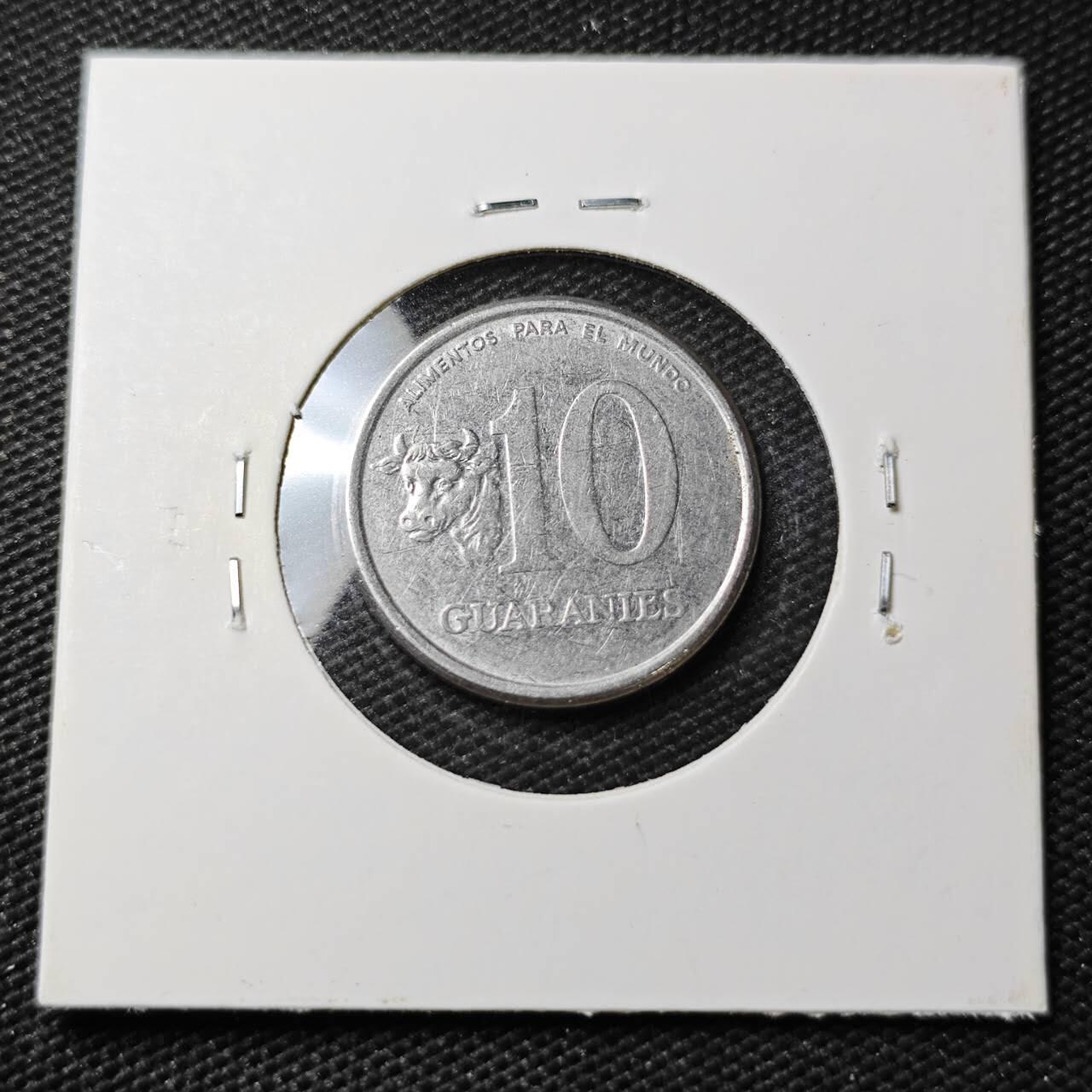 KK钱币收藏小铺 第314期 2月预留时间 周末发货  巴拉圭10瓜拉尼