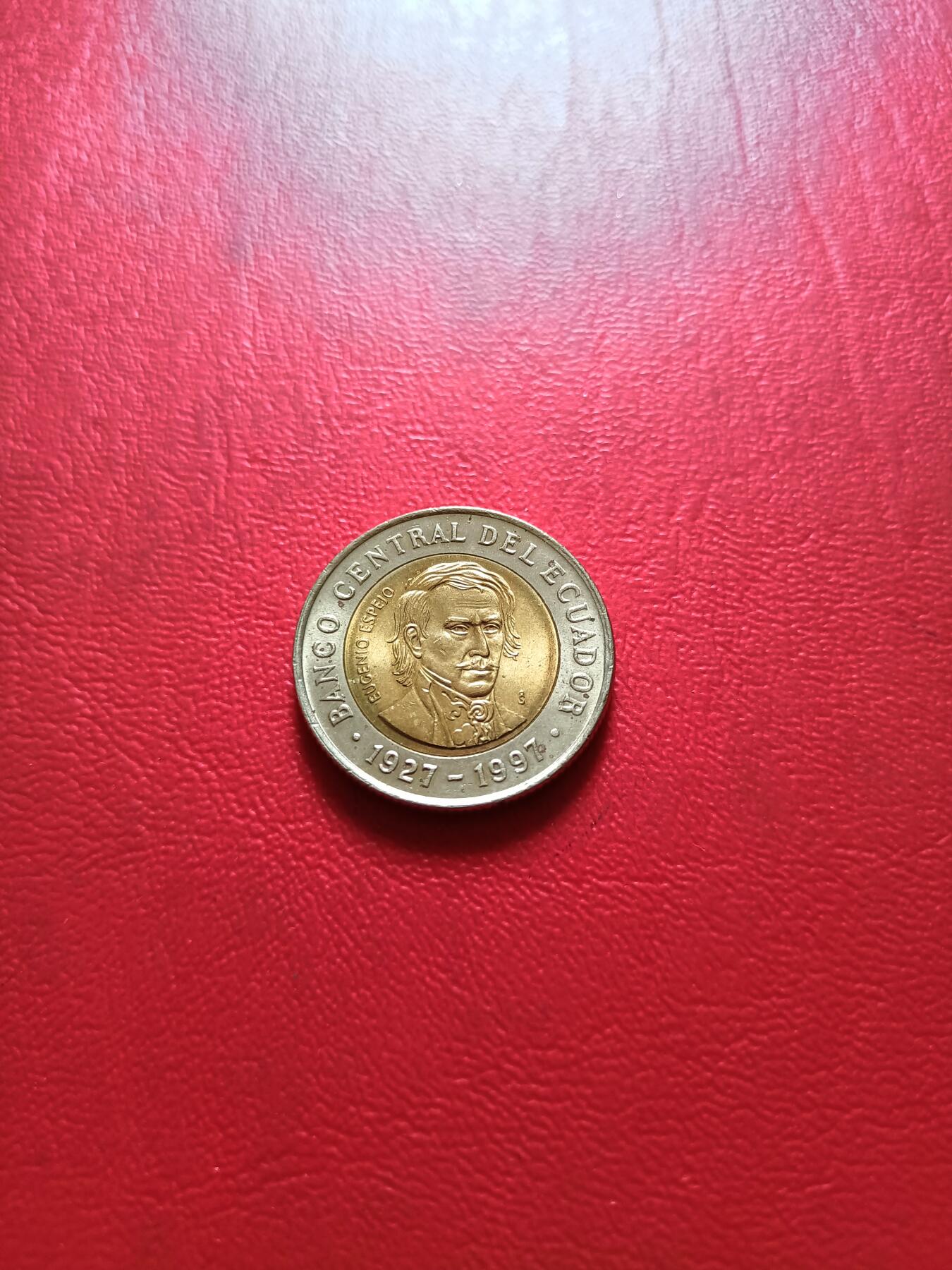 【云涧收藏】第五十一场 厄瓜多尔1997年1000苏克雷，UNC