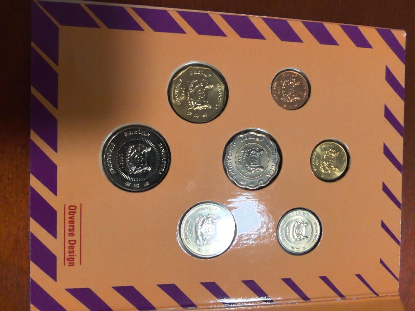 长老汇蛇年精选第三十三场拍卖 1992 新加坡胡姬花7枚套装，卡装