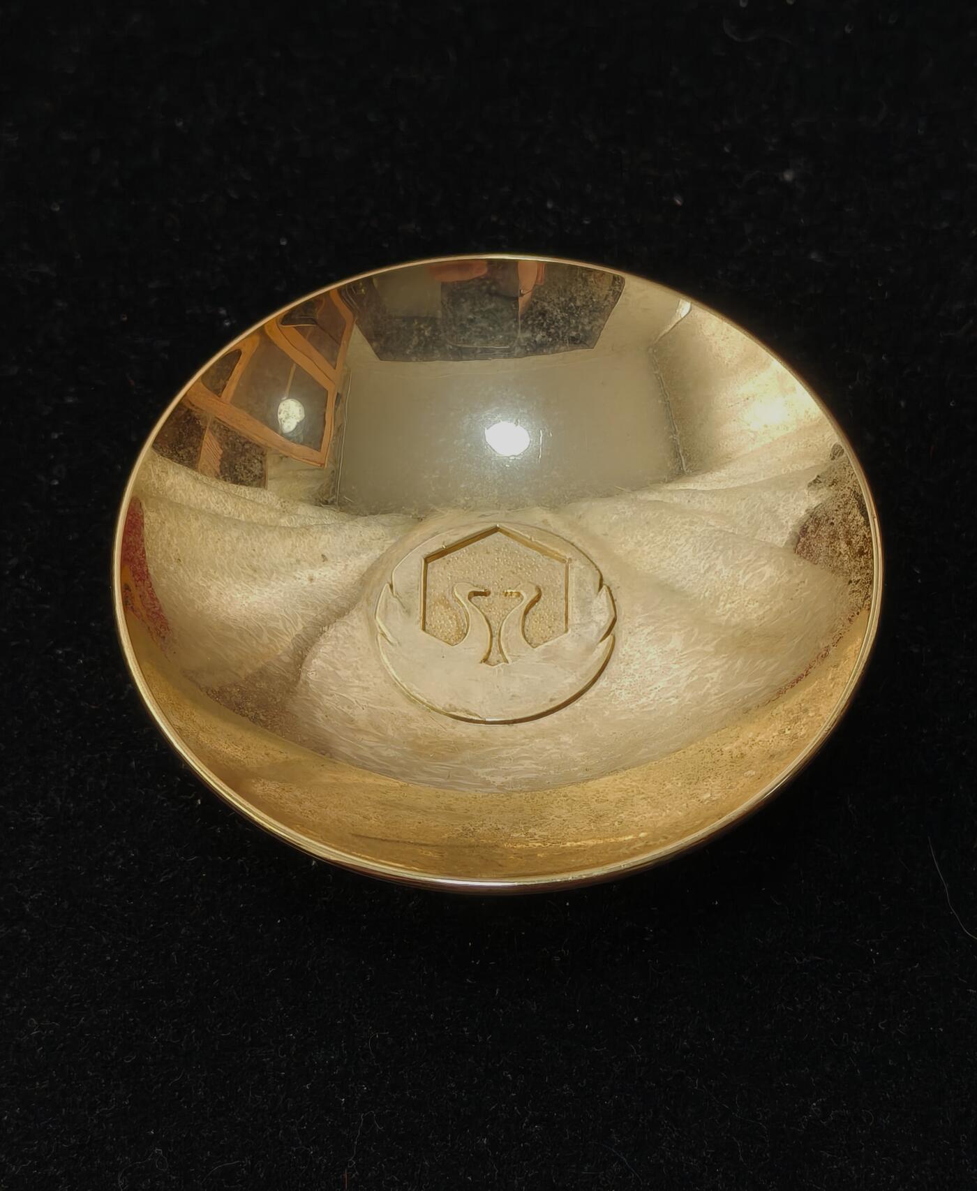 蜀地medal第10场精品专场拍卖 平安阁镀24k金盃