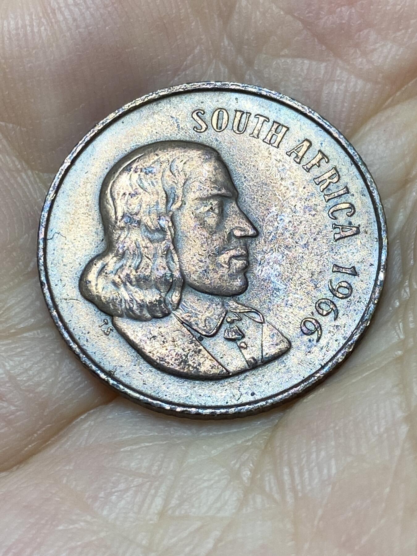 2025年第七十六场(总第一百零二场）外国好品散币(免佣金) 南非🇿🇦1966年2分(独立后第二套，英文版)