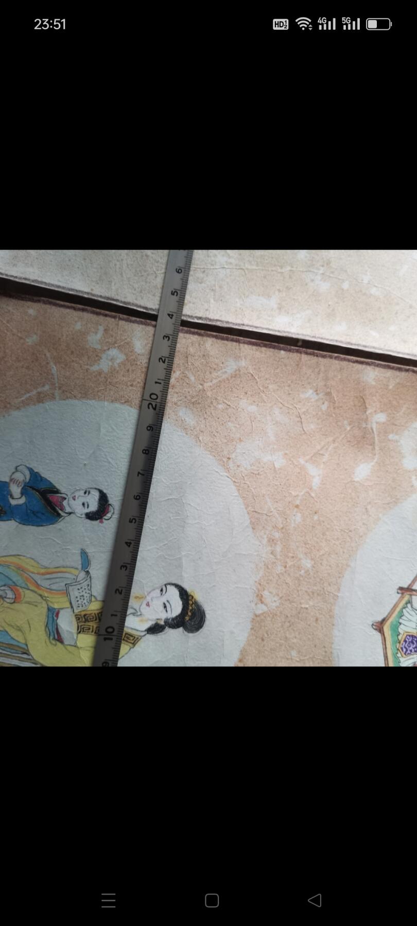 民国时期，红楼梦人物，四扇屏，品相如图，纯手绘，保老保真