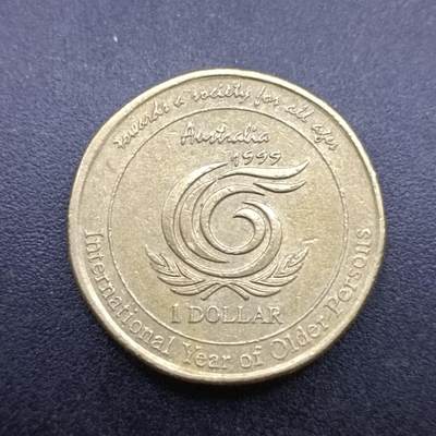【淘币小摊】实时拍第七百零三拍  散币场  满百包邮可预留二周 每周一统一发货   - 澳大利亚1999年1元纪念币