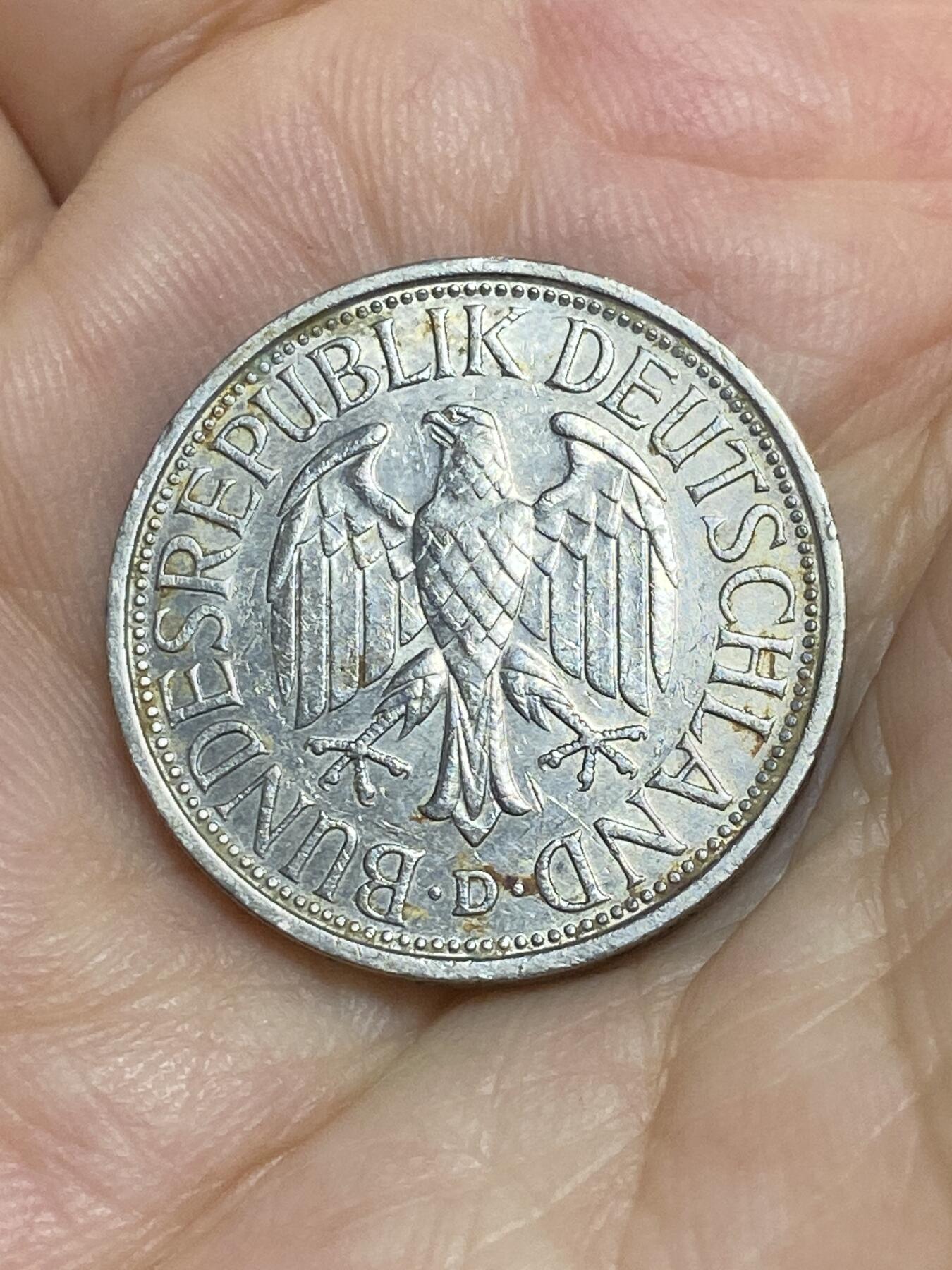 2025年第七十六场(总第一百零二场）外国好品散币(免佣金) 德国🇩🇪1980年1马克(D标，慕尼黑造)