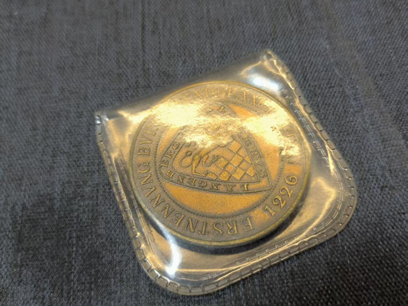 罗岚⭐爱藏⭐精品专拍-分享拍场赚佣金 联邦德国朗根堡城市1976天然气储罐启用仪式荣誉市民纪念章