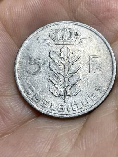 2025年第七十六场(总第一百零二场）外国好品散币(免佣金) - 比利时🇧🇪1948年5法郎(博杜安一世时期，法语版)