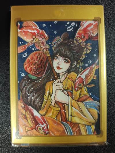 天玑星卡拍第111期《8.7周四截拍》持续收拍收评中 满赠卡需备注 - 【手绘卡】GOOD LUCK 卡背画师亲签