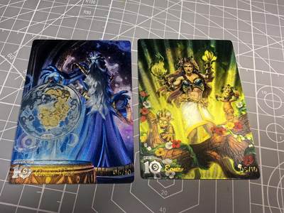 新号 奇点第六场 品控勿拍 不包出厂品瑕  - 奇点卡牌 魔兽粗闪一对 05/10限编