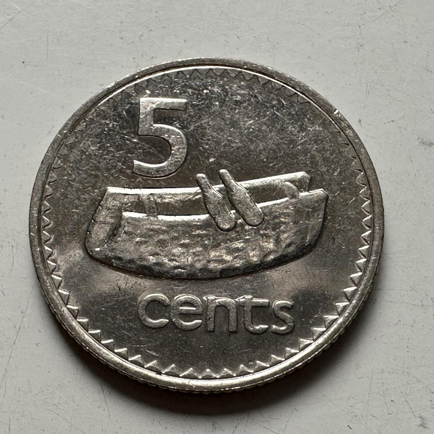 🌹外币初藏🌹🐯2025年第85场  每周二四六晚8️⃣点 接代拍 斐济1990年五分