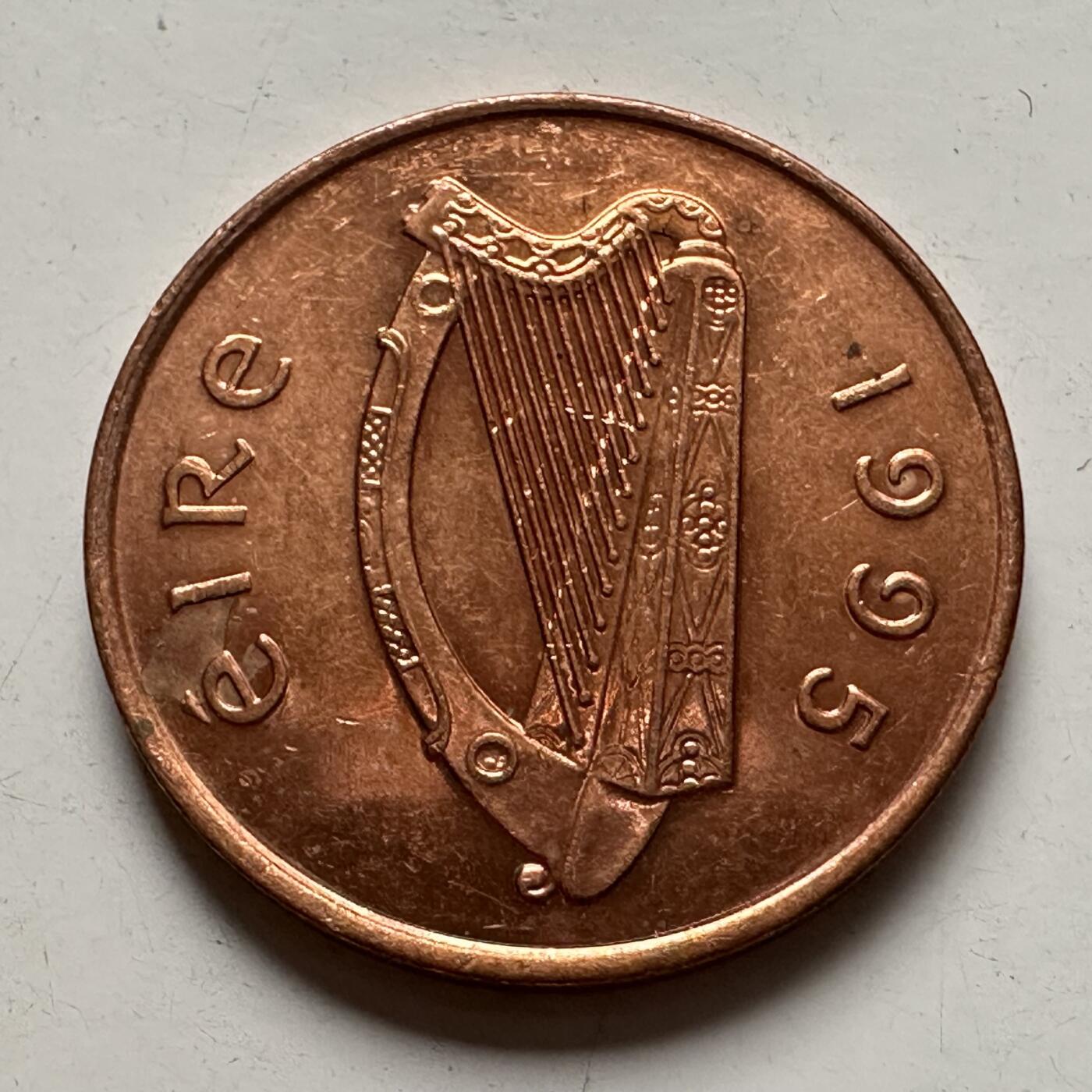 🌹外币初藏🌹🐯2025年第85场  每周二四六晚8️⃣点 接代拍 爱尔兰1995年2便士