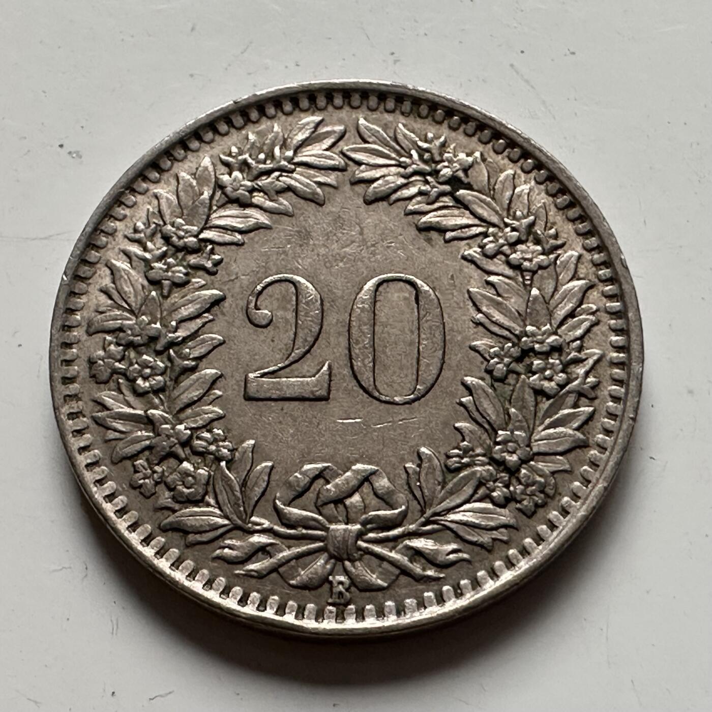 🌹外币初藏🌹🐯2025年第85场  每周二四六晚8️⃣点 接代拍 瑞士1943年20分