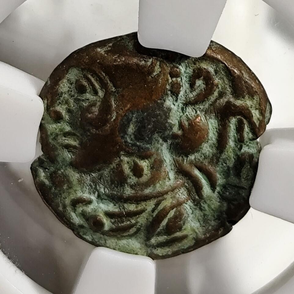 希腊罗马丝路打制币化石【中外钱币放漏】专场！陆小鱼的钱币仓，限时拍卖第073场 埃兰王国 奥罗德五世铜币/阿尔忒弥斯半身像