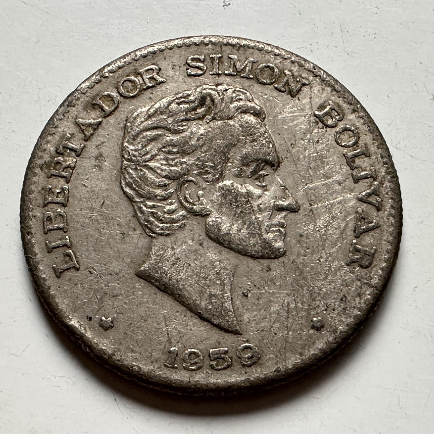 🌹外币初藏🌹🐯2025年第85场  每周二四六晚8️⃣点 接代拍 哥伦比亚1959年50分