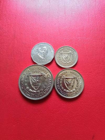 【云涧收藏】第五十一场 塞浦路斯1982年4枚套，UNC