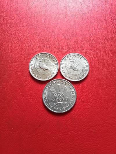 【云涧收藏】第五十一场 匈牙利10、20费尔3枚