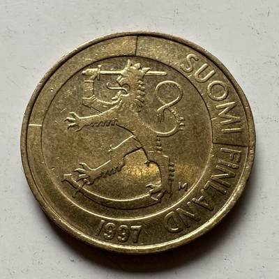 🌹外币初藏🌹🐯2025年第85场  每周二四六晚8️⃣点 接代拍 - 芬兰1997年一马克