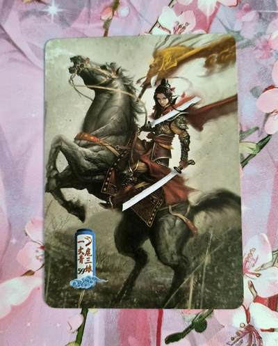 龙虎卡牌第四十九场 （无佣金，满120包邮，欢迎送拍，摩点开车） - 普卡 艺飞阁特卡 纵马双刀 扈三娘