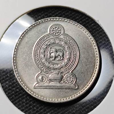 KK钱币收藏小铺 第317期 2月预留时间 周末发货 -  1978斯里兰卡50分 好品