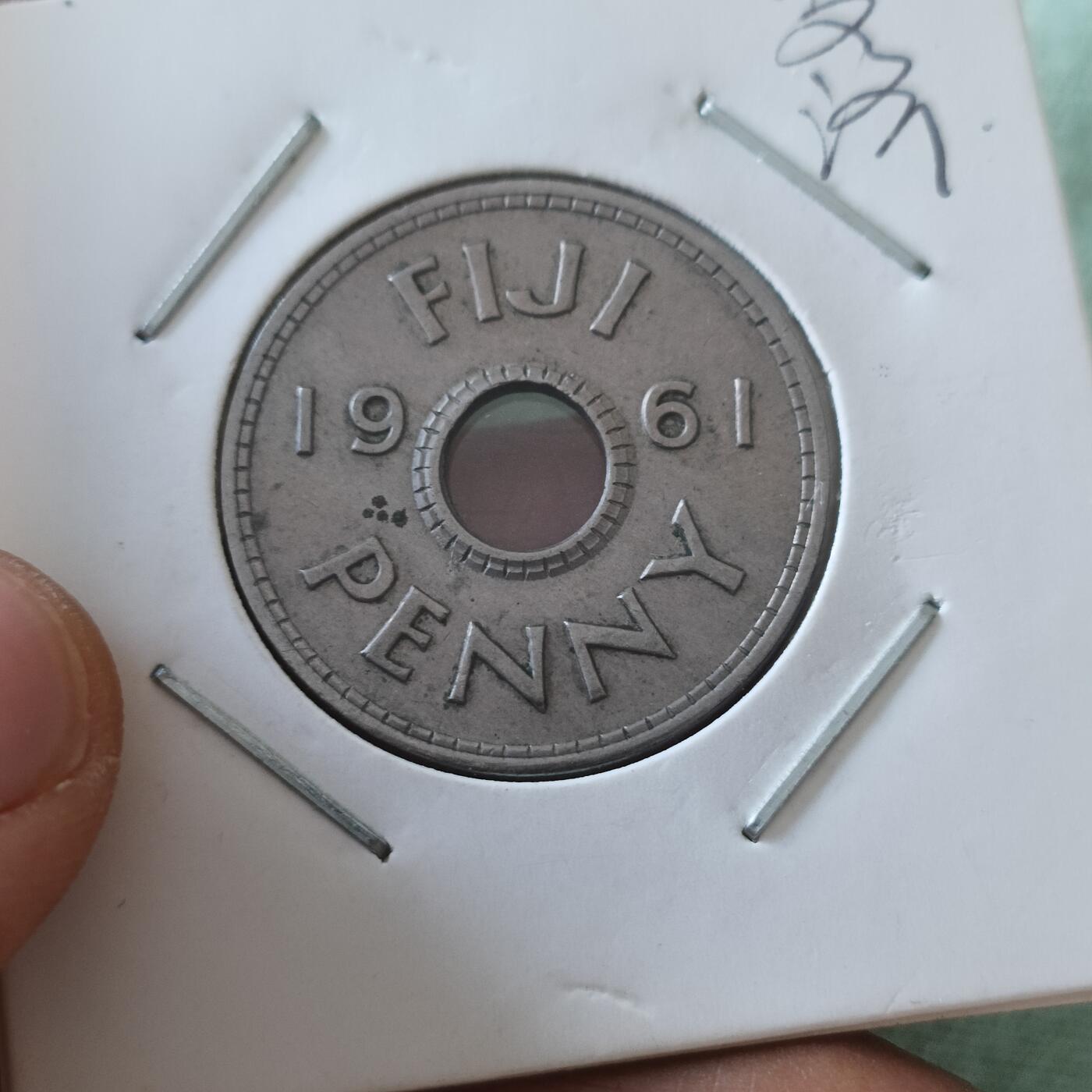 泡泡币外币第六十五场可代拍15038385335微信 斐济一便士